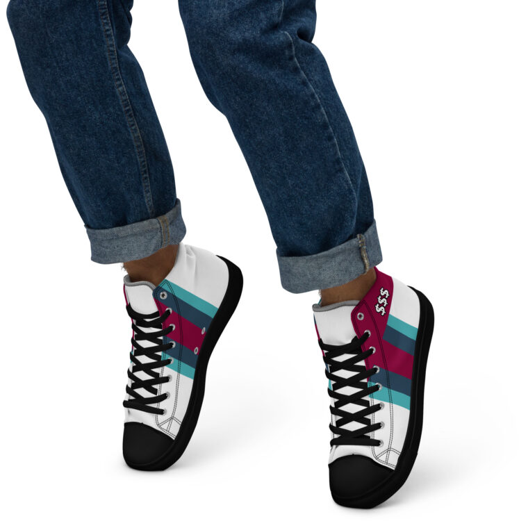 Men’s High Top Canvas Shoes - Image 2